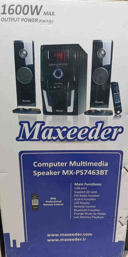 اسپیکر سه تیکه مکسیدر MX-Ps7463BT